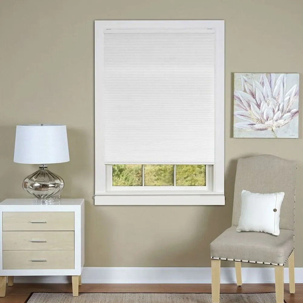 PowerSellerUSA Cordless Window Shades for Inside or Outside Mount, 3/8 Inch